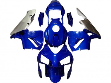 Deep Blue & Silver 03-04 CBR600RR Motorcycle Fairing