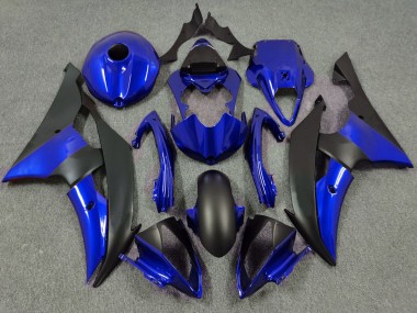 Deep Blue and Matte Black 08-16 R6 Motorcycle Fairing