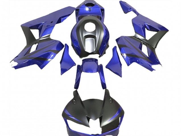 Deep Blue and Matte Black 13-23 CBR600RR Motorcycle Fairing Deep Blue and Matte Black 13-23 CBR600RR Motorcycle Fairing