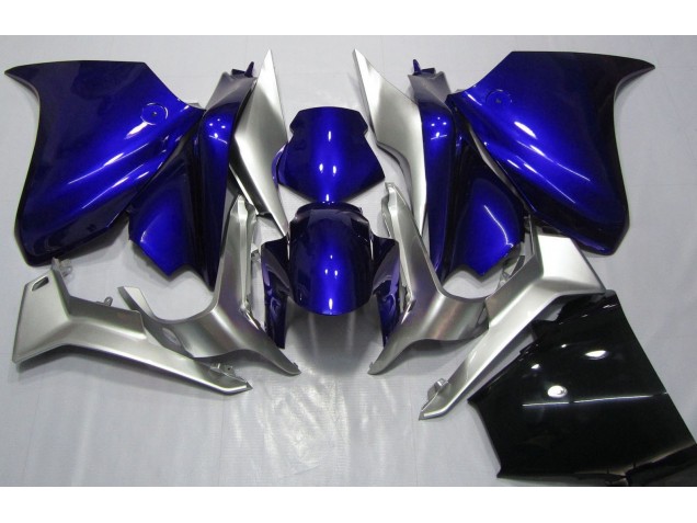Deep Blue and Silver 10-13 VFR1200 Motorcycle Fairing Deep Blue and Silver 10-13 VFR1200 Motorcycle Fairing
