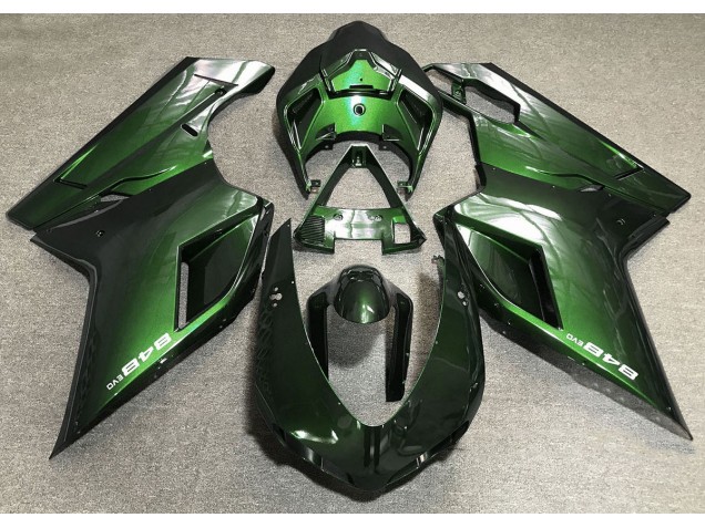 Deep Green 07-14 Ducati 848 1098 1198 Motorcycle Fairing