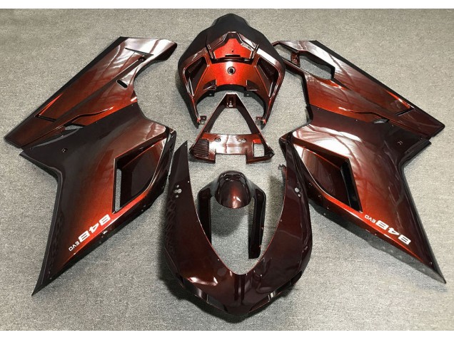 Deep Orange 07-14 Ducati 848 1098 1198 Motorcycle Fairing Deep Orange 07-14 Ducati 848 1098 1198 Motorcycle Fairing