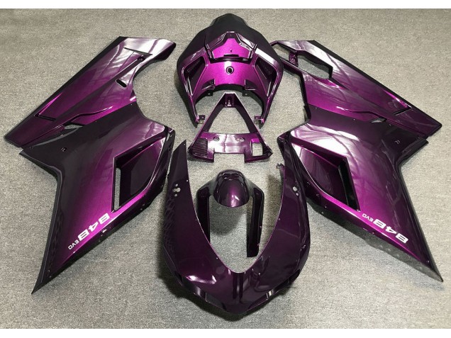 Deep Pink 07-14 Ducati 848 1098 1198 Motorcycle Fairing Deep Pink 07-14 Ducati 848 1098 1198 Motorcycle Fairing