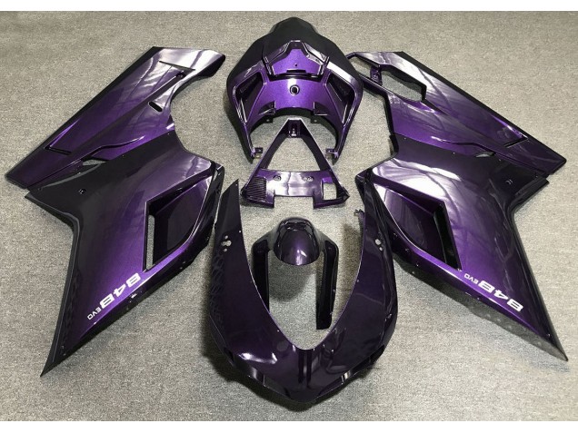 Deep Purple 07-14 Ducati 848 1098 1198 Motorcycle Fairing Deep Purple 07-14 Ducati 848 1098 1198 Motorcycle Fairing