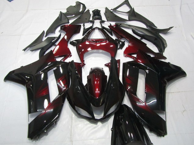 Deep Red 07-08 ZX6R Motorcycle Fairing Deep Red 07-08 ZX6R Motorcycle Fairing