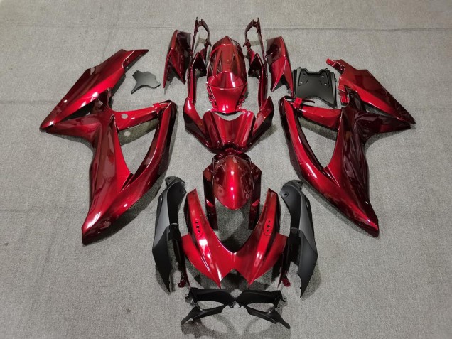 Deep Red 08-10 GSXR 600-750 Motorcycle Fairing
