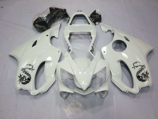 Dragon White 01-03 CBR600 F4i Motorcycle Fairing Dragon White 01-03 CBR600 F4i Motorcycle Fairing