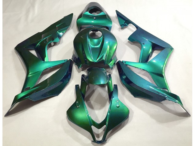 Emerald Green Plain 07-08 CBR600RR Motorcycle Fairing