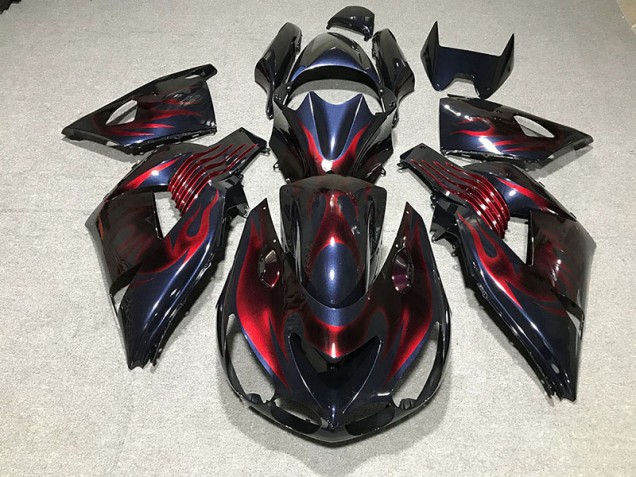 Flame 06-11 ZX14R Motorcycle Fairing Flame 06-11 ZX14R Motorcycle Fairing
