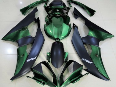 Forest Green and Matte Black 08-16 R6 Motorcycle Fairing