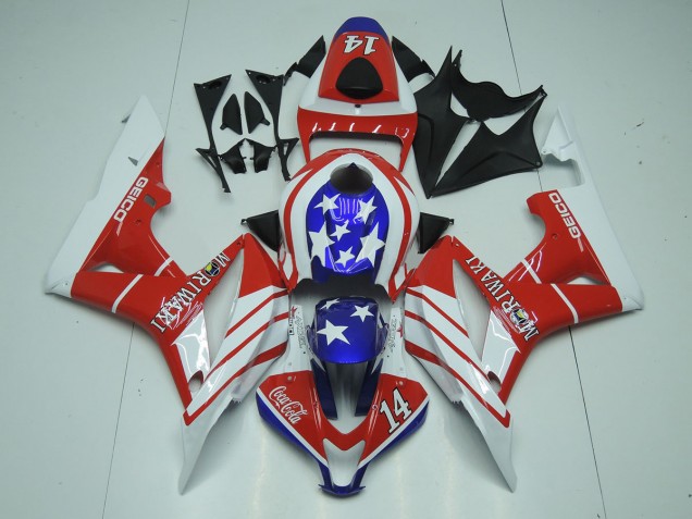 Geico 14 07-08 CBR600RR Motorcycle Fairing