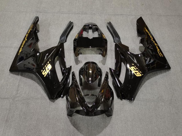 Gloss Black & Gold 06-08 Daytona 675 Motorcycle Fairing Gloss Black & Gold 06-08 Daytona 675 Motorcycle Fairing
