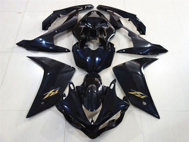 Gloss Black Gold 07-08 R1 Motorcycle Fairing