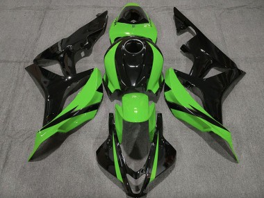 Gloss Black & Green 07-08 CBR600RR Motorcycle Fairing
