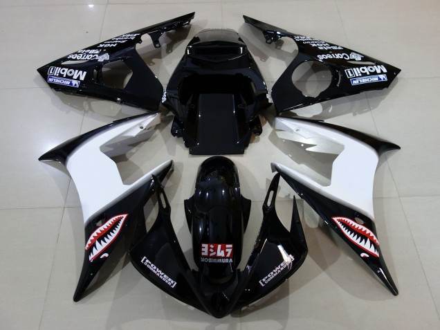 Gloss Black & Logos 06-07 R6 Motorcycle Fairing