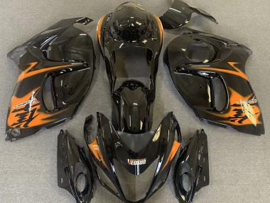 Gloss Black & Orange 08-20 GSXR 1300 Hayabusa Motorcycle Fairing