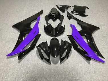 Gloss Black & Purple 08-16 R6 Motorcycle Fairing