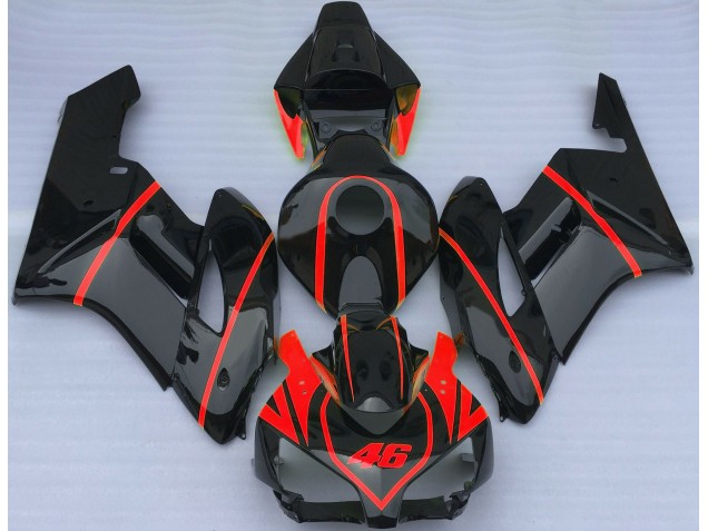 Gloss Black & Red 04-05 CBR1000RR Motorcycle Fairing Gloss Black & Red 04-05 CBR1000RR Motorcycle Fairing
