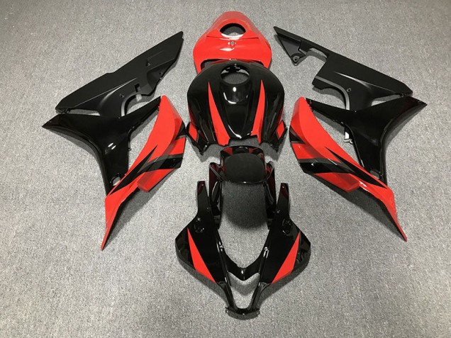 Gloss Black & Red 07-08 CBR600RR Motorcycle Fairing Gloss Black & Red 07-08 CBR600RR Motorcycle Fairing