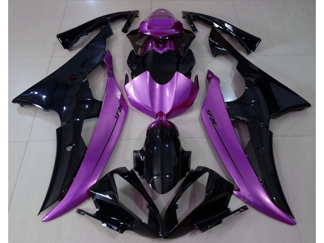 Gloss Black & Rose Purple 08-16 R6 Motorcycle Fairing