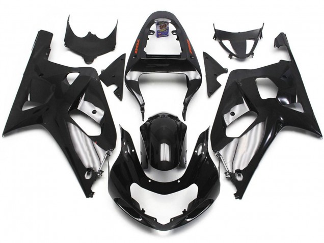 Gloss Black 01-03 GSXR 600-750 Motorcycle Fairing Gloss Black 01-03 GSXR 600-750 Motorcycle Fairing