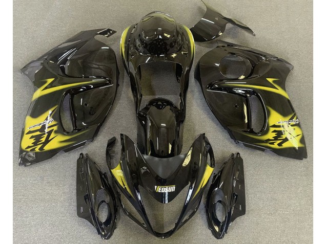 Gloss Black & Yellow 08-20 GSXR 1300 Hayabusa Motorcycle Fairing Gloss Black & Yellow 08-20 GSXR 1300 Hayabusa Motorcycle Fairing
