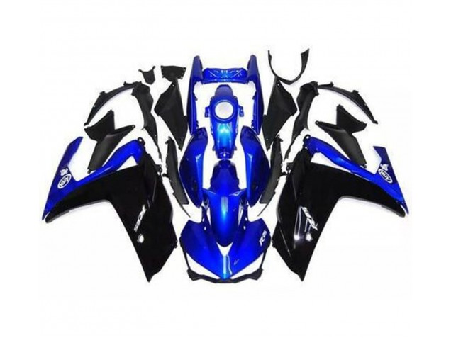 Gloss Black and Blue 15-18 R3 Motorcycle Fairing Gloss Black and Blue 15-18 R3 Motorcycle Fairing
