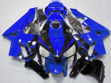 Gloss Blue & Black Design 05-06 CBR600RR Motorcycle Fairing