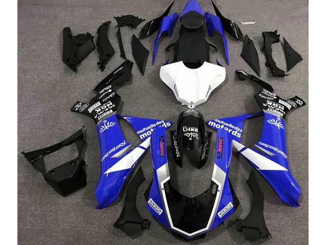 Gloss Blue Logo Style 15-19 R1 Motorcycle Fairing Gloss Blue Logo Style 15-19 R1 Motorcycle Fairing