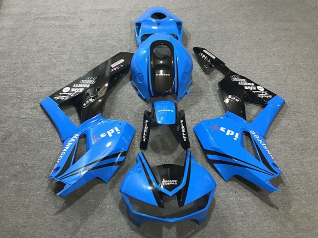 Gloss Blue & Logos 13-23 CBR600RR Motorcycle Fairing