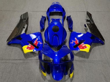 Gloss Blue Red Bull 03-04 CBR600RR Motorcycle Fairing