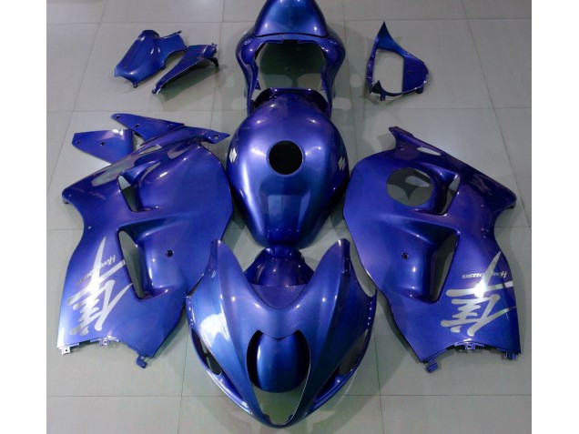 Gloss Blue & Silver Logo 97-07 GSXR 1300 Hayabusa Motorcycle Fairing Gloss Blue & Silver Logo 97-07 GSXR 1300 Hayabusa Motorcycle Fairing