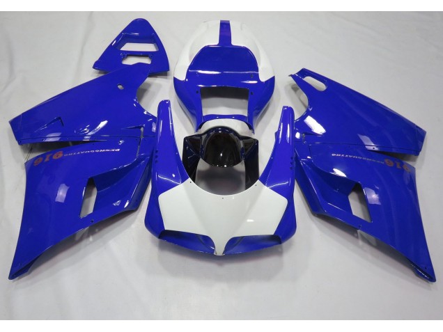 Gloss Blue & White 93-05 Ducati 996 748 916 998 Motorcycle Fairing Gloss Blue & White 93-05 Ducati 996 748 916 998 Motorcycle Fairing