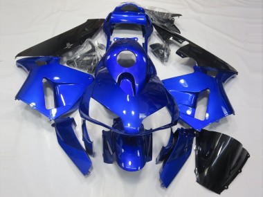 Gloss Blue and Black 03-04 CBR600RR Motorcycle Fairing