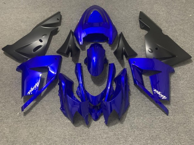 Gloss Blue and Black 04-05 ZX10R Motorcycle Fairing Gloss Blue and Black 04-05 ZX10R Motorcycle Fairing