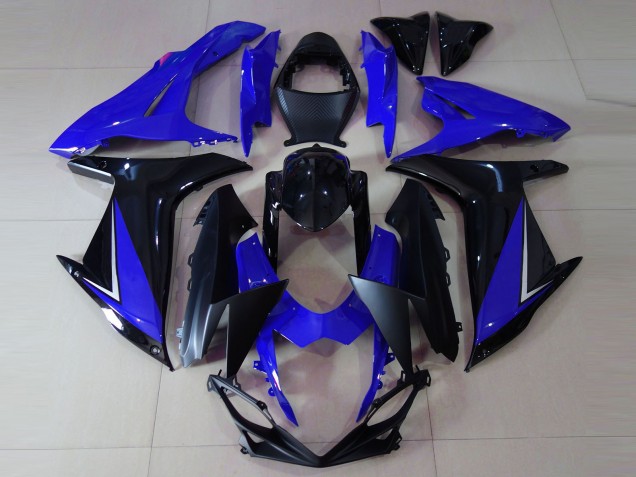 Gloss Blue and Black 11-24 GSXR 600-750 Motorcycle Fairing Gloss Blue and Black 11-24 GSXR 600-750 Motorcycle Fairing