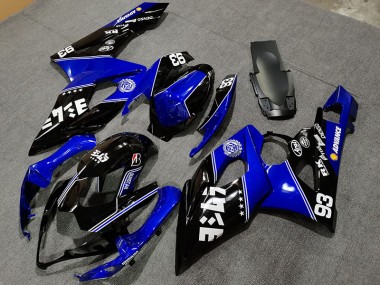 Gloss Blue and Black Custom 05-06 GSXR 1000 Motorcycle Fairing