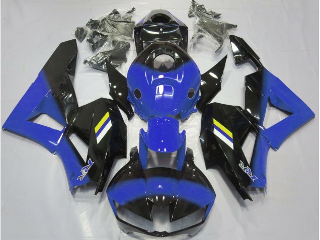 Gloss Blue and Black Fade 13-23 CBR600RR Motorcycle Fairing
