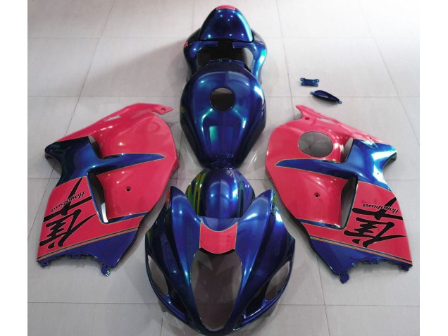 Gloss Blue and Red 97-07 GSXR 1300 Hayabusa Motorcycle Fairing Gloss Blue and Red 97-07 GSXR 1300 Hayabusa Motorcycle Fairing