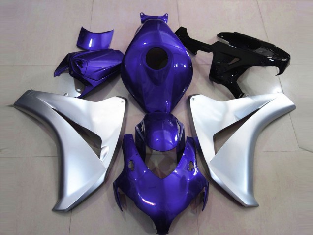 Gloss Blue and Silver 08-11 CBR1000RR Motorcycle Fairing Gloss Blue and Silver 08-11 CBR1000RR Motorcycle Fairing