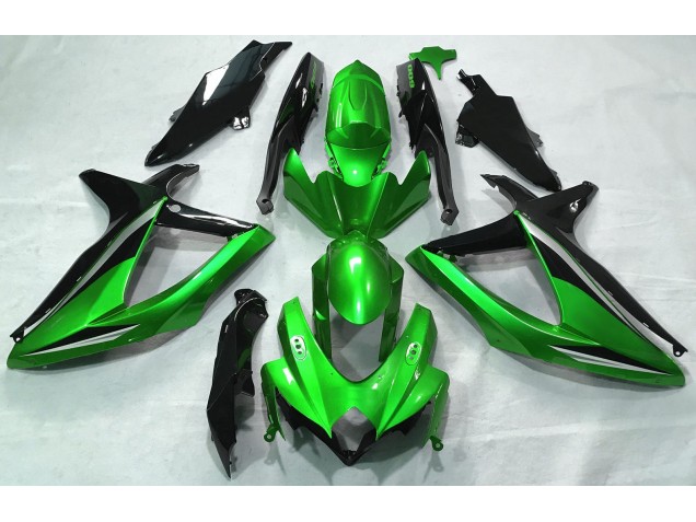 Gloss Green 08-10 GSXR 600-750 Motorcycle Fairing