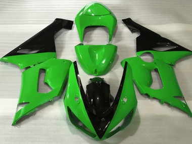 Gloss Green & Black 05-06 ZX6R Motorcycle Fairing