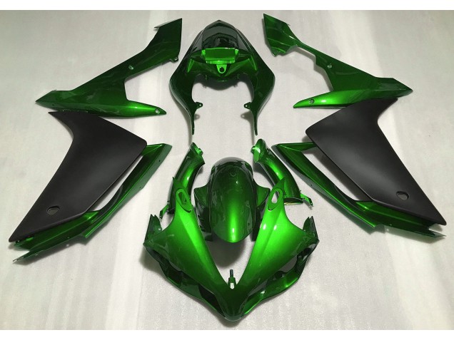 Gloss Green & Black 07-08 R1 Motorcycle Fairing Gloss Green & Black 07-08 R1 Motorcycle Fairing