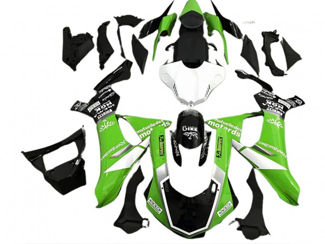 Gloss Green Logo Style 15-19 R1 Motorcycle Fairing Gloss Green Logo Style 15-19 R1 Motorcycle Fairing