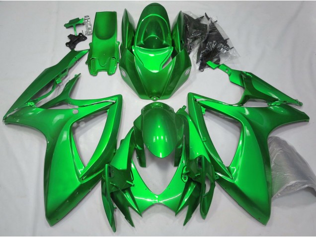 Gloss Green Plain 06-07 GSXR 600-750 Motorcycle Fairing