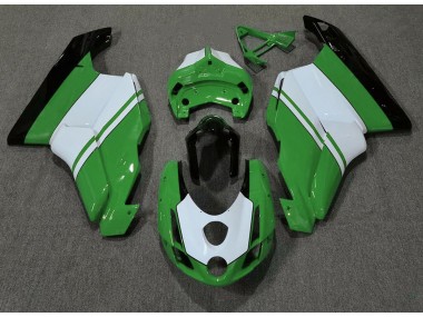 Gloss Green & White 03-04 Ducati 749 999 Motorcycle Fairing