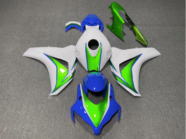 Gloss Green and Blue 08-11 CBR1000RR Motorcycle Fairing Gloss Green and Blue 08-11 CBR1000RR Motorcycle Fairing