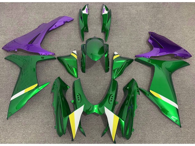 Gloss Green and Purple 11-24 GSXR 600-750 Motorcycle Fairing Gloss Green and Purple 11-24 GSXR 600-750 Motorcycle Fairing