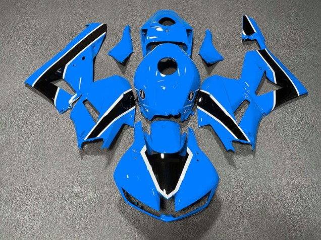 Gloss Light Blue and Black 13-23 CBR600RR Motorcycle Fairing Gloss Light Blue and Black 13-23 CBR600RR Motorcycle Fairing