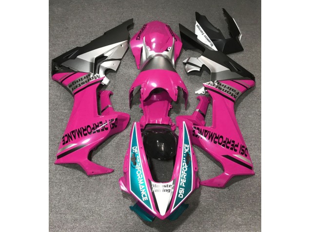 Gloss Pink & Light Blue 17-23 CBR1000RR Motorcycle Fairing Gloss Pink & Light Blue 17-23 CBR1000RR Motorcycle Fairing